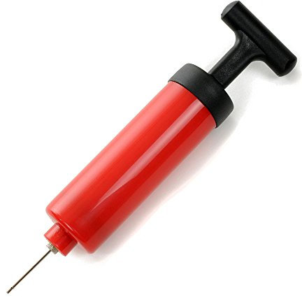 HAB & GUT -PB000- Ballpumpe für Fußball, Basketball, Fussball, Volleyball, Wasserball, Punchingball, inkl. Einer Nadel