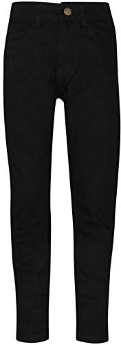 A2Z 4 Kids Faded Denim Jeans Comfort Stretch Skinny - Boys Jeans JN52 Jet Black 5-6