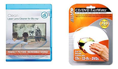 Digital Innovations CleanDr for Blu-Ray Laser Lens Cleaner Bundle for Blu-Ray/DVD/Gaming Consoles