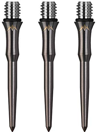 Mission Darts Titan-Umwandlungspunkte Titan Edge Ti Shark wandelt weiche Spitze in Stahl um, mehrere Längen und Farben