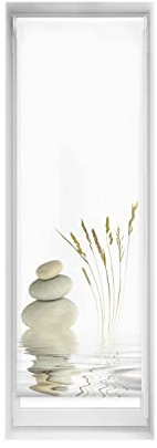 Blindecor Tenda a rullo con stampa Zen Blackout Easyfix, Serenità, 50 x 150 cm