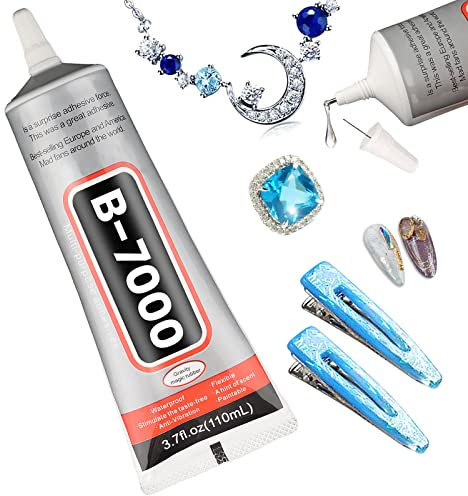B7000 Glue,110ML Super Glue Transparent Paste Adhesive MOHEGIA Multi-Function Repair Glues Suitable for Phone Jewelry Glass Wood Metal Fabric