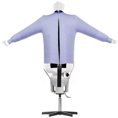 Bügelpuppe trocknet und bügelt automatisch Hemden Poloshirts Sie frischt auf und desinfiziert Kleidung und Stoffe 3 Programme Energieklasse A++ Garantie 5 Jahre Modell SA07 S SELF ECO INOX