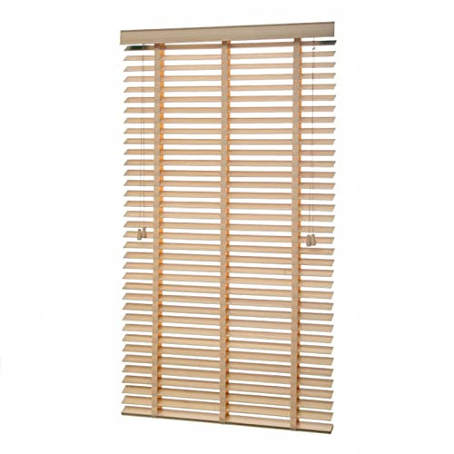Massivholz Jalousien 50cm 60cm 70cm 80cm 90cm 100cm 110cm 120cm 140cm Jalousie,Horizontale Jalousette,Innenfensterläden,Sonnenschutz Jalousetten Aus Holz,Sichtschutzvorhänge,W×H-70x100cm/28x39in