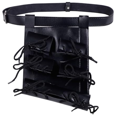 Ceinture triple en cuir synthétique - Porte-épée avec ceinture pour 3 Katana - Suspendu