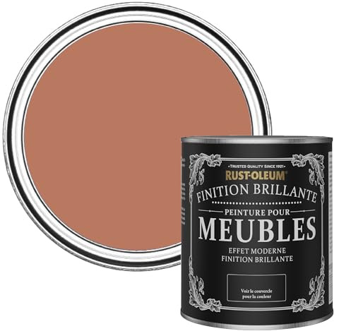 Rust-Oleum Red Furniture Paint in Gloss Finish - Siena 750ml