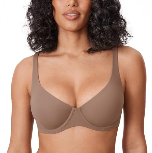 DELIMIRA Confishape ofodrade balconette-bh:ar Brown Purple 90G