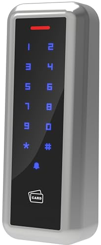UHPPOTE Touch Door Access Control Keypad RFID Card Reader 125KHz Waterproof with Wiegand 26 bit Interface