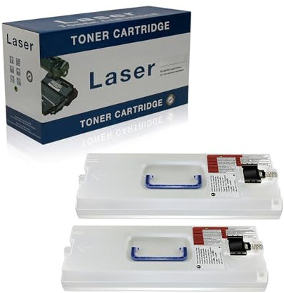 Ineecink Kompatibler Resttonerbehälter Als Ersatz Für Canon WT-202 WT202 Zur Verwendung Mit Canon ImageRUNNER Advance DX C5840I C5850I C5860I C5870I Drucker, (Schwarz - 100000 Seiten),2 Pack