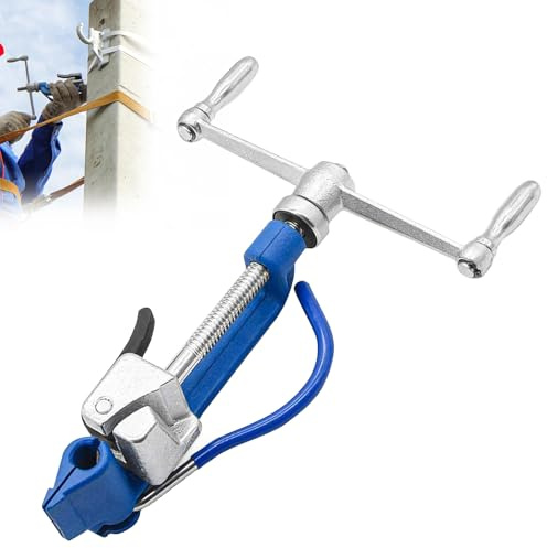 Tendeur de Cerclage Pince à Cerclage Outil de Serrage Feuillard Manuel | Spirale Pour Fixation Emballage Regroupement Bateaux Acier Inoxydable Professionnel Industriel