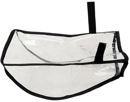 perfk Wetterfeste Joystick-Controller-Abdeckung, Zubehör, transparenter Fenster-Controller-Schutz für elektrische Rollstühle, wasserabweisend