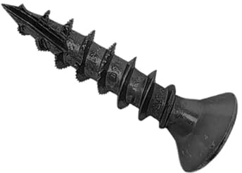 Forgefix Spectre™ PZ - Tornillo multiusos para madera compatible con PZ, 3,5 x 16 mm, caja de 200, acabado recubierto negro para una excelente resistencia a la corrosión