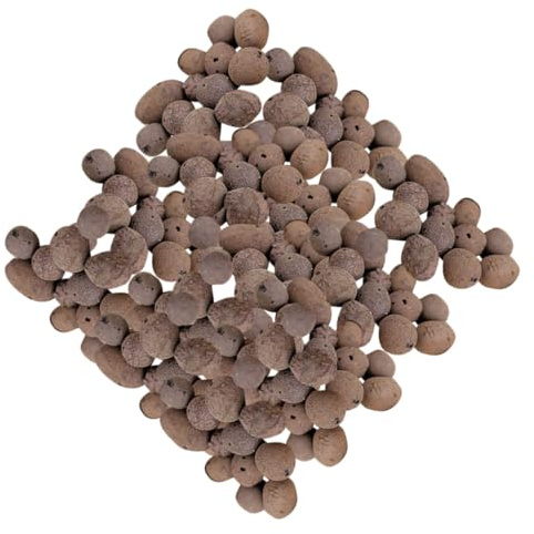 ORFOFE Ceramsite Drenante per Giardinaggio e Vaso, Pietre di Argilla Espansa Traspiranti 1 kg, per Sottovaso di Piante e Coltivazione Senza Terreno, Migliora Crescita e Ventilazione
