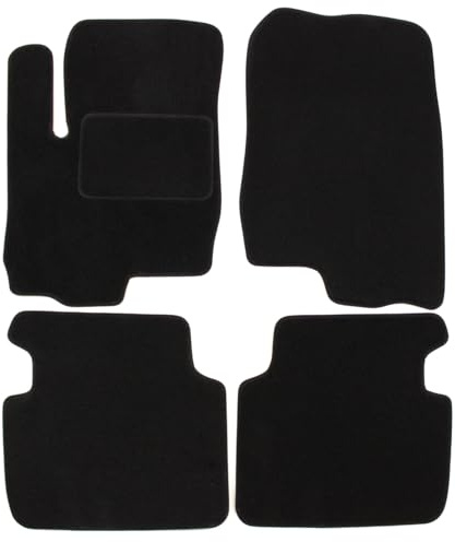 J&J AUTOMOTIVE Velours Fußmatten Mitsubishi Colt 2003-2008 Maßgefertigt
