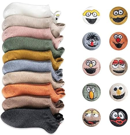 Flow.month 3/5Paar Weihnachtssocken,Unisex Socken Damen Herren Lustige Socken Witzig Socken Niedlich Tiere Karikatur Socken Baumwolle Socken