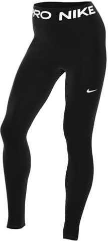 Nike Damen W Np 365 Tight Leggings, Black/White, L EU
