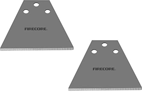 Firecore SDS Plus Ersatzklingen für Bodenschaber, 2 Stück | Nur passend für Firecore 12,7 x 27,9 cm SDS-Plus-Bodenschaber FS22510