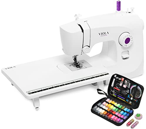 VIOLA Atelier M14 Nähmaschine mit Anschiebetisch und Nähtasche inklusive