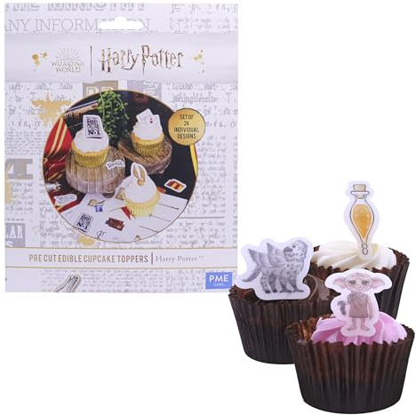 PME Harry Potter Décorations Pour Cupcakes En Feuille De Sucre - Lot De 24