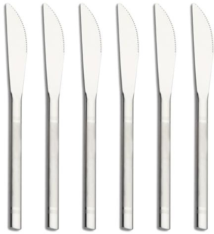 VANRA Kleines Dessertmesser-Set aus Edelstahl, für Kinder, Essmesser, Vorspeisen, Obst, Snacks, Serviermesser, Mini-Besteck-Set, Besteck-Set, Besteck, 14,5 cm