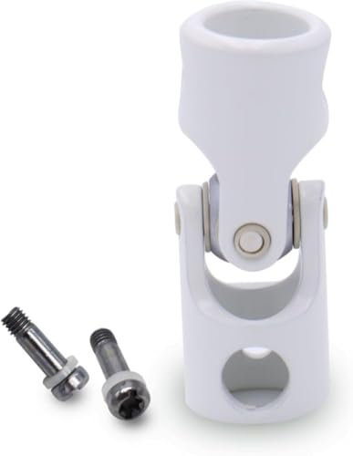 Genouillère d'entraînement F781E pour volet roulant – Joint de cardan ø12 mm M5 femelle – Rotule d’articulation en aluminium – Acier haute résistance – Compatible manivelle et sortie de caisson