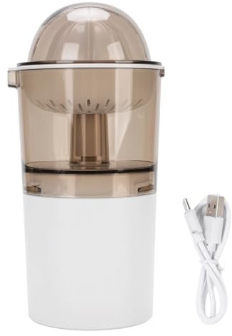 Electric Orange Juicer, Portable 20W Rechargeable Orange Citrus Juicer Machines with USB Cable Automatic Lemon Squeezer Kitchen Utensils for Limes Grapefruit