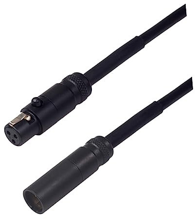 BESPORTBLE 0.3M Mini Xlr Stecker Buchse Mikrofonkabel Verlängerungskabel Für Videokamera Und DSLR Mikrofonanschluss Pin Mini Xlr Hochwertiges Material Stilvolles Design