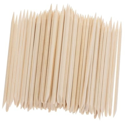 LOORGVEL 300pièces Bâtonnets Bois Pour Nettoyage Des Et Soins Des Cuticules Outils De Manucure Multifonctionnels Pour Art Des