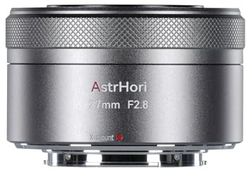 AstrHori AF 27mm F2.8 Auto Focus APS-C Large Aperture Prime Lens Ultra-Compact Pancake Lens for Fuji X Mirrorless Camera X-H,X-T,X-S,X-PRO,X-E,X-A,X-H1,X-H2,X-H2S,X-T5,X-T4,X-T3,X-T50,X-T30(Grey)