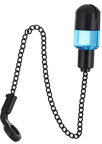 SOPOTUTU Alarma De Pesca De Hierro Azul Sin Luz, Columpio Tensor Ajustable, Kit Práctico Indicador De Mordida para Caña, Accesorio Resistente, Uso Nocturno y Deportivo En Pesca Recreativa