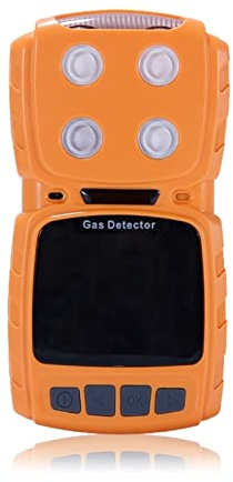 Detector de Fugas de Gas de amoníaco Alarma de Gas tóxica Difusión Hommed Portable Gas Rango de Sniffer 0-10ppm, 0-50ppm para casa y autocaravanas(0-50ppm)