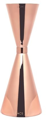 Doseur Cocktail Tasse à mesurer en acier inoxydable 304, 30/45/60/90ml, verre Cocktail, boisson, spiritueux, Jigger, bécher mixte, tasses for liquide(30 60ml CopperPlated)