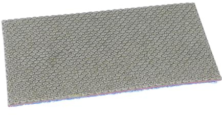 VILLCASE Papel de Lija de Diamante Electrochapado Azul Rendimiento Abrasivo Duradero para Vidrio y Piedra Adecuado para Trabajos de Carrocería y Fabricación de Joyas