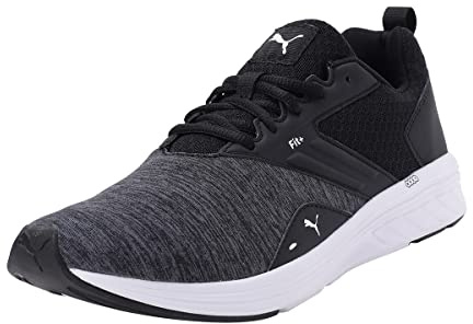PUMA Unisex NRGY Comet Straßenlaufschuhe, Puma Black-Puma White, 40.5 EU