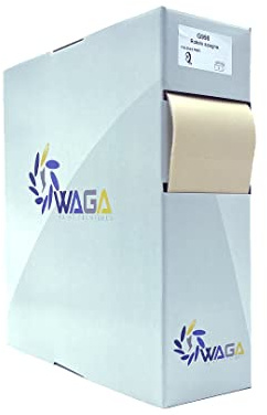 Waga Paint Tecniques - Rotolo Fogli Carta Abrasiva Soft Pretagliata Professionale 115x25 mt con Supporto in Spugna (GRANA 280)