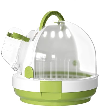 Transporteur de voyage pour oiseaux, transporteur de voyage transparent et respirant avec loquet de verrouillage, cage à oiseaux légère pour perruche, accessoires de cage à oiseaux pour perruches, sac
