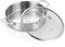 DELARLO 5.5QT Tri-Ply Stainless Steel Saute Pan With Lid, 12.3inch Braiser Pans, Large Frying pan,18/10 Induction Skillet with Glass Lids, Efficent Fast pan for Boiling, Braising, Stewing, Sautéing