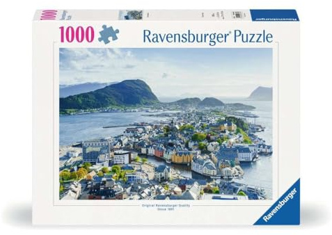 Ravensburger - Puzzle Blick auf Ålesund, 1000 Teile, Puzzle Landschaften für Erwachsene und Jugendliche, Geschenkidee für Sie oder Ihn, 70 x 50 cm