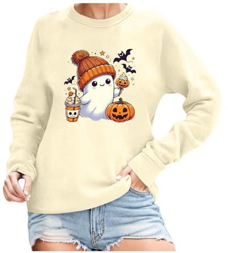 Ladies Plus Size Sweatshirts Christmas Sweatshirt Women Ladies Jumper Pullover Women Women Jacket Hoodies for Women UK Oversized Long Sleeve Backless Top Cape Coat for Women （Beige, XXL