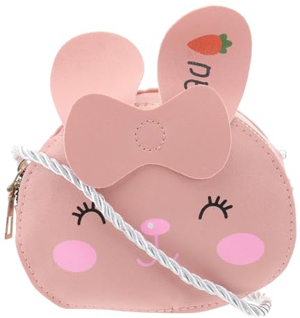 JEWEDECO Kindertasche Mädchen Katze Handtasche Cartoon Einfache Aufbewahrungstasche Mit Schultergurt Für Kleinkinder