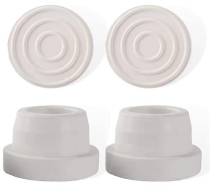 Qussedser 4PCS Pool Ladder Bumpers DDV Replacement Pool Ground Ladder Bumper Guard for Swimming Pool Ladder Rubber Plug Stoppers