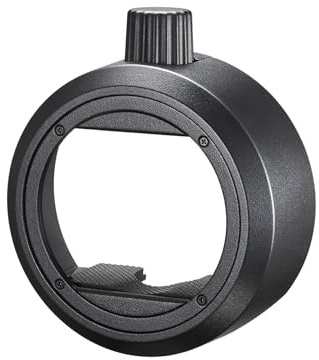 Godox S-R2 Round Head Adapter for AK-R1, Compatible with AD200/AD200Pro/AD200ProII/V860III/V850III/TT685II/TT600/TT520III and Other Universal Camera Flash Speedlite