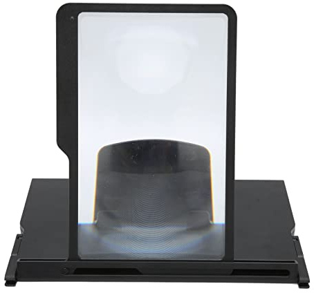 AKLOSIPY 3D HD Mobile Phone Screen Magnifier 12.5 Inch Portable Enlarger for Movies & Gaming - Eye Design, (Black)