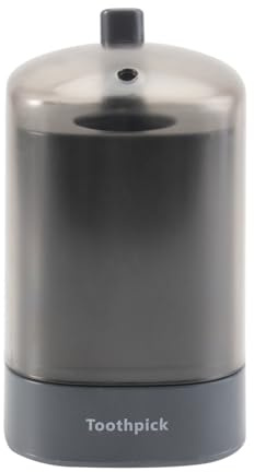 IMIKEYA Dispensador de Palillos Semiautomático Compacto para Cocina y Hogar Organizador Práctico con Diseño Resistente y Fácil Uso Gris