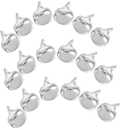 GALPADA 200pezzi Campanellini in Metallo Pendenti Decorativi Forma di Campana Accessori Fai da Te per Lavoretti Piccole Campane per Collari di Cani e Animali Domestici