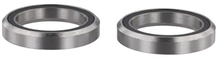 Wlinfetity for Bike Headset Bearings, 38x27.15x6.5mm, 2-Pack, Ball Bearing Steels with Rubber Sealing Cover, Low Noise, for Bicycle Headset Replacement