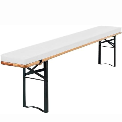 Cuscino per Panca 150x30x3cm (59,1x11,8x1,2in) Cuscino per Panca da Birra, Imbottitura in Spugna ad Alta resilienza Morbida e Confortevole Rivestimento Rimovibile per Set da Tenda da Birra,