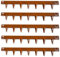 CORE EDGE Lawn Edging | Flexible Decorative Steel Edging Garden Border Edging Lawn Edging Strip Garden Border with a 65mm face Height (Corten)