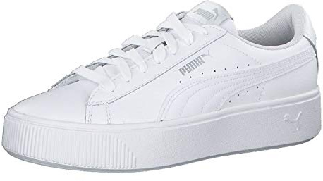 PUMA Damen Puma Vikky Stacked L Sneakers, Puma White-Puma White, 41 EU