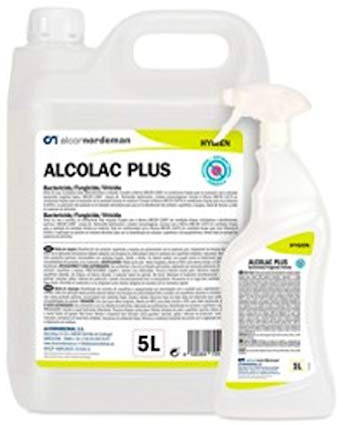 ALCOLAC PLUS Limpiador Bactericida, Fungicida y Virucida 1 Litro